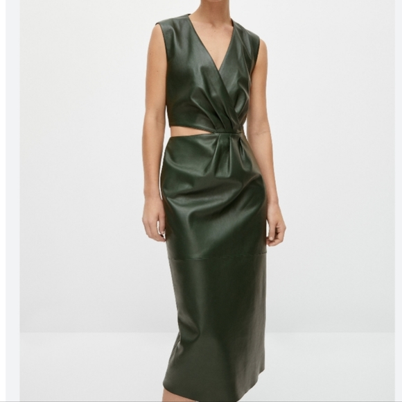 knee length dresses for ladies Massimo Dutti